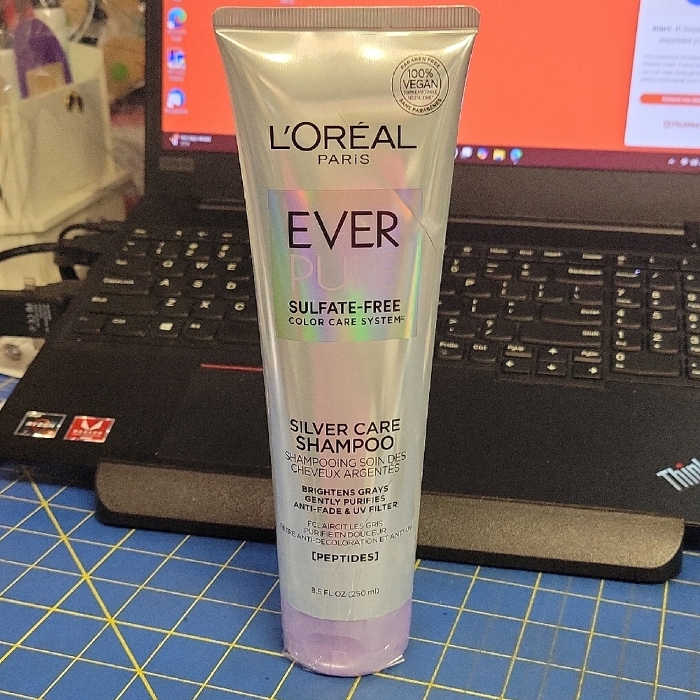 L'oreal Paris Everpure Silver Care Shampoo 250ml New